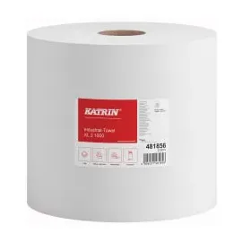 Katrin Putztuchrollen XL 2 1000 2-lagig hochweiß, 1.000 Blätter, 2 Rollen