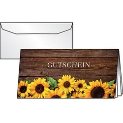 10 SIGEL Gutscheine Sunfield DIN lang