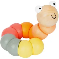 Small Foot Company Motorikspielzeug Raupe Pastell