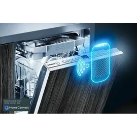 Siemens iQ300 SX53ES02CE Einbau-Geschirrspüler (teilintegrierbar, 598 mm breit, Edelstahl)