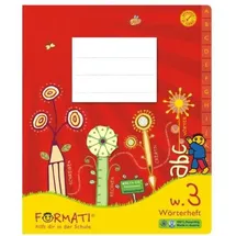 Formati Wörter W.3 liniert 40 Blatt