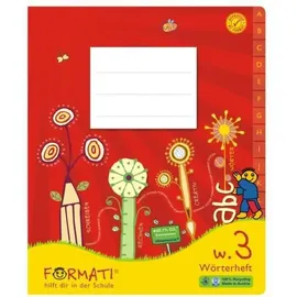 Formati Wörter W.3 liniert 40 Blatt