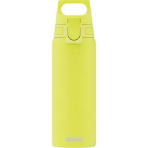 Sigg - Edelstahl Trinkflasche - Shield ONE Ultra Lemon - Für Kohlensäurehaltige Getränke Geeignet - Auslaufsicher - Federleicht - BPA-frei - Outdoor & Fitness - helles Zitronengelb - 0,75L