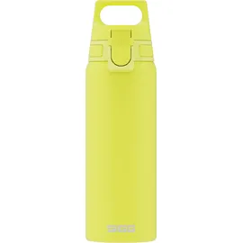 Sigg - Edelstahl Trinkflasche - Shield ONE Ultra Lemon - Für Kohlensäurehaltige Getränke Geeignet - Auslaufsicher - Federleicht - BPA-frei - Outdoor & Fitness - helles Zitronengelb - 0,75L