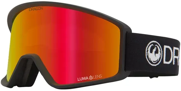 DRAGON DXT Schneebrille 2026 black/lumalens red ion