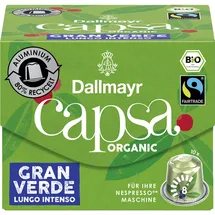 Dallmayr Capsa Gran Verde Lungo Intenso Bio Kaffeekapseln 10 St.