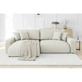 s-style möbel S-STYLE Ecksofa Emma - beige ¦ Maße (cm): B: 234 H: 78