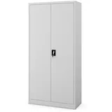 Jan Nowak Metallschrank Aktenschrank 185 x 90 x 45 cm Grau