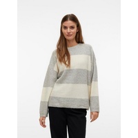 Vero Moda Pullover 'Natahlie' - Hellgrau,Weiß - XL