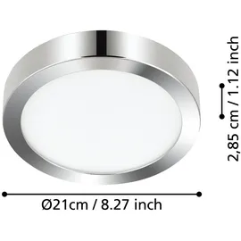 EGLO Fueva 5 28,5 cm neutralweiß chrom