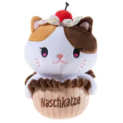 Heunec - Charaktier Naschkatze 18 cm – Niedliches Kuscheltier von Heunec zum Spielen & Sammeln