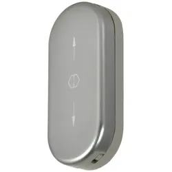Hoppe Fenster-Griffloch-Verdeckrosette oval Alu Aluminium Stahl U26SV F9