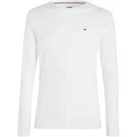 Tommy Hilfiger Original Ribbed Organic Cotton Langarm-T-Shirt Classic White 2XL