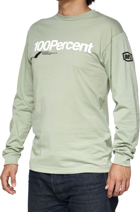 100 Percent Bilto, sweat-shirt - Vert Clair/Blanc - XL