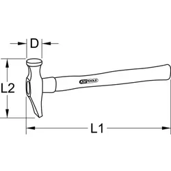 Ausbeulhammer, 400g