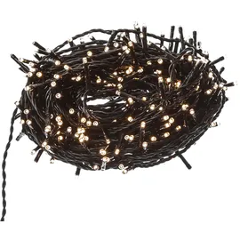 MARELIDA LED Solar Lichterkette Compact Twinkle - 1000 warmweiße LED - 8 Funktionen - L: 22,5m in schwarz Gr.: onesize