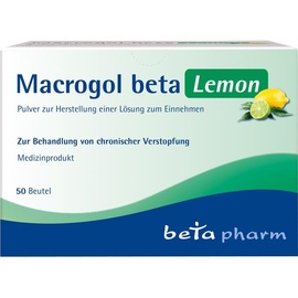 betapharm Arzneimittel GmbH Macrogol beta Lemon Plv.z.her.e.lsg.z.einnehmen