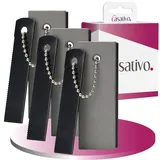 Casativo-Outdoor 3er-Set Magnesium Feueranzünder mit Schaber und integr. Feuerstahl, Survival Feuerstarter für Lagerfeuer, Holzöfen, Camping und Outdoor Abenteuer