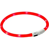 Kerbl Maxi Safe Leuchthalsband Rot 55 cm