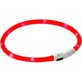 Kerbl Maxi Safe Leuchthalsband Rot 55 cm