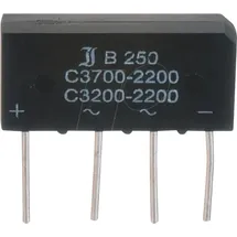 DIOTEC SEMICONDUCTOR Brückengleichrichter Inline B40C3700-2200A