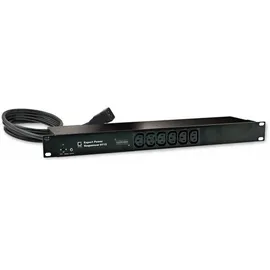 Güde GUDE 8112-6 Expert Power Sequenzer 6X C13 mit Überspannungsschutz und Netzfilter, Anschluß C19
