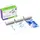 myFirst Insta Wi Sticker weiß m. blauer Tinte