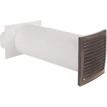 aircricle Teleskop Mauerkasten Aussengitter braun Flachkanal 222x89 mm Rückstauklappe optimAiro *569236