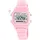 Calypso Digital Crush 34 mm Silikongehäuse Rosa Silikonarmband Rosa