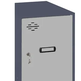 simonlocker montadas SimonRack Metallschrank Single mini zerlegt 91,5 x 40,0 x 50,0 cm Schwarz