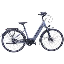 Hawk Bikes E-Bike Damen »eCity Wave Integrated Lady Steps« - grau