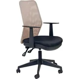 aea Bürostuhl Gaming Hochwertig Kunststoff Beige