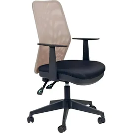 aea Bürostuhl Gaming Hochwertig Kunststoff Beige