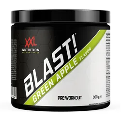 Blast! Pre Workout Pulver - Grüne Apfel - 300 Gramm (30 dosierungen) - XXL Nutrition