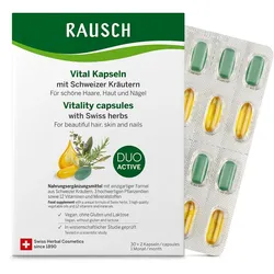 Rausch Vital Kapseln M.schweizer Kräuter 1 Monat