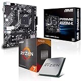 Memory PC Aufrüst-Kit Bundle Ryzen 7 5800X 8X 3.8 GHz Prozessor, 32 GB DDR4, A520M-A II Mainboard (Komplett fertig zusammengebaut inkl. Bios Update und Funktionskontrolle)