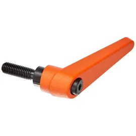 Halder 24400.0351 Verstellbare Klemmhebel, d1=18 mm / d2=M8 / l1=25 mm, Orange
