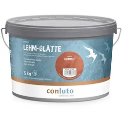 conluto Lehm-Glätte Lehmrot - 5 kg Eimer