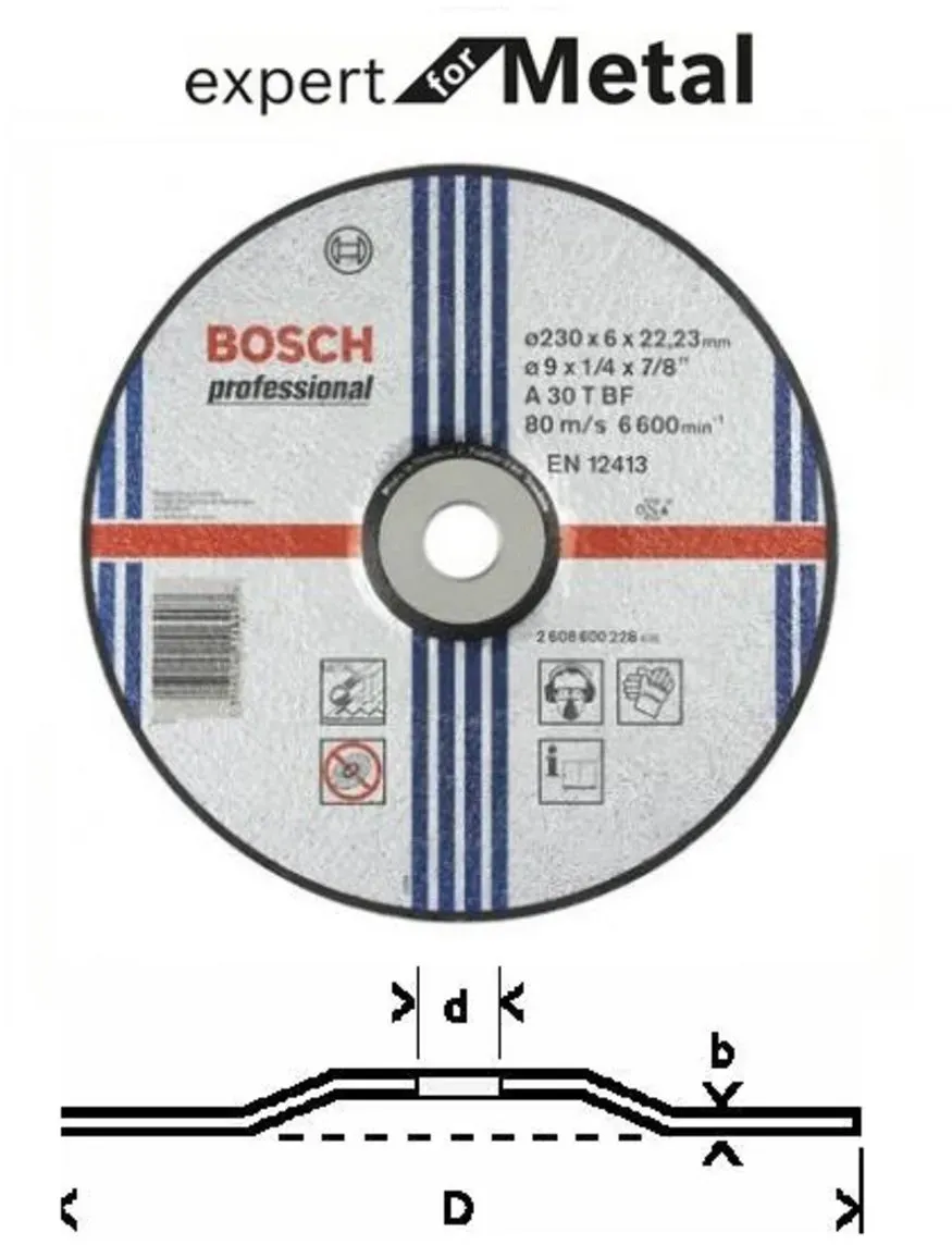 Dischi abrasivi BOSCH 2 608 600 228