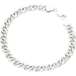 Armband SMART JEWEL "rhodiniert, glanz, Silber 925", silber, Armbänder, Damen, 20cm, Silber 925 (Sterlingsilber)
