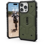 Urban Armor Gear Pathfinder MagSafe Backcover Apple iPhone 15 Pro Oliv MagSafe kompatibel