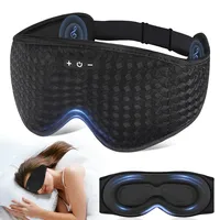 AOOTE 3D Schlafmasken Kopfhörer, 3D Schlafkopfhörer Bluetooth V5.4,10 Stunden Spielzeit,Augenmaske Ultrasofte Schlafkopfhörer zum Schlafen, Reisen, Nickerchen, Entspannen, Meditieren