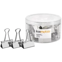 Kwmobile 24x Foldback Klammern Set - 24x 41mm -