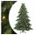 vidaXL Künstlicher klappbarer Weihnachtsbaum Grün 240 cm