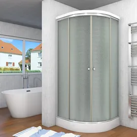 AcquaVapore Duschkabine Fertigdusche Dusche Komplettkabine D10-00M0 80x80 cm ohne 2k Scheiben Versiegelung