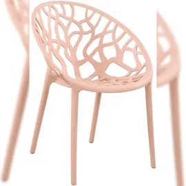 CLP Gartenstuhl Hope 59 x 59 x 80 cm rosa