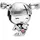 Pandora Charm Girl with Pigtails Silber 798016EN160