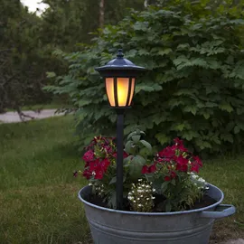 StarTrading 4in1 LED Solarleuchte schwarz 480-07
