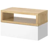 Vicco Nachtschrank Urbano 45 x 28 x 28 cm Braun/Weiß