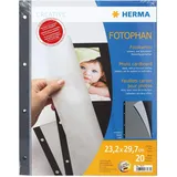 Herma Fotokarton schwarz